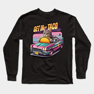 Feline Fiesta in Pink Ride Long Sleeve T-Shirt